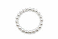 Faux Pearl Beaded Bracelet for Women, Resin Pearl Stackable Bracelet, Customizable Elegant Jewelry Gift