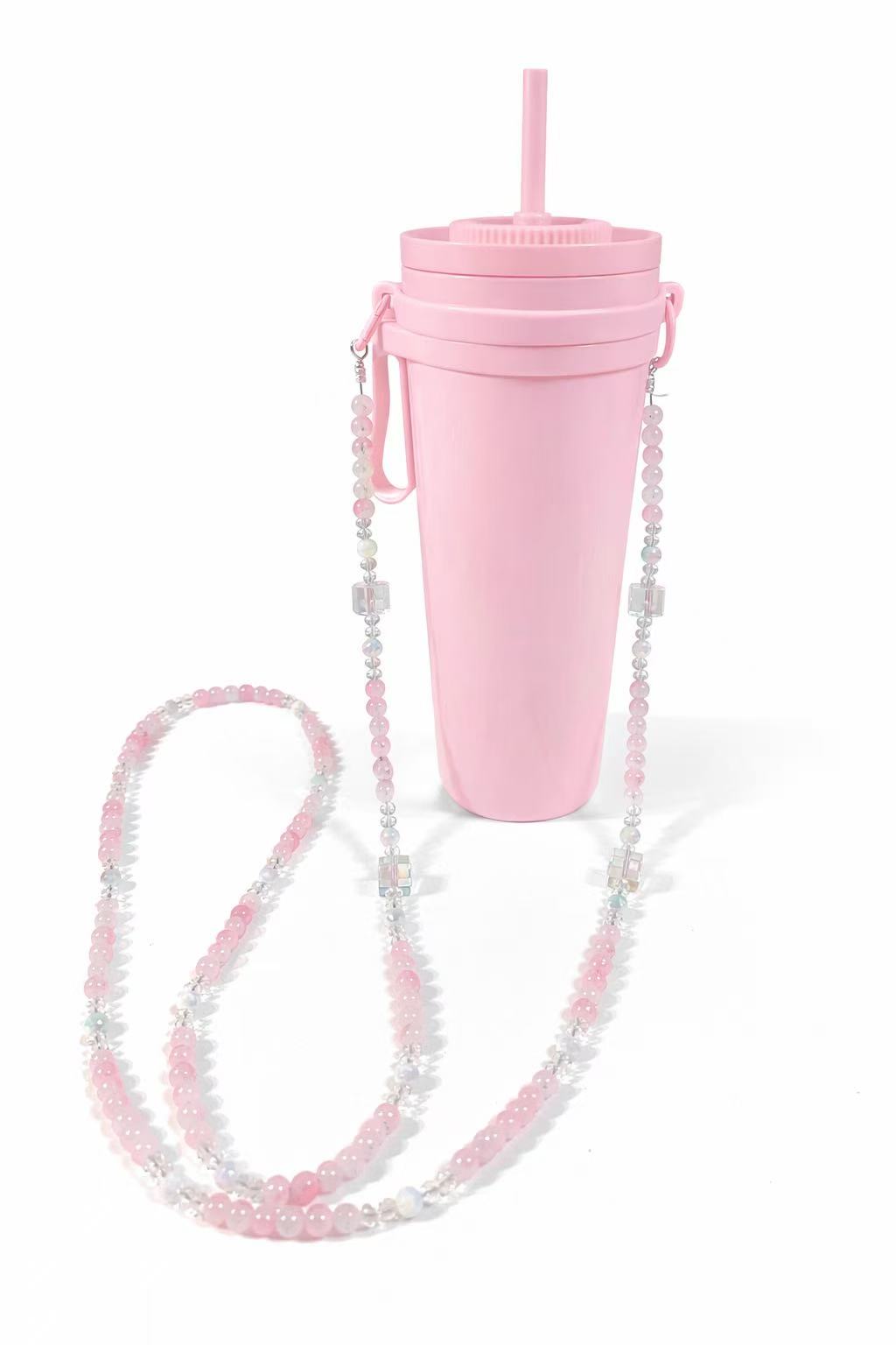 Handmade Multi-layer Beaded Phone/Bag Charm, Y2K Kawaii/Gothic Accessory (3 Color Options)