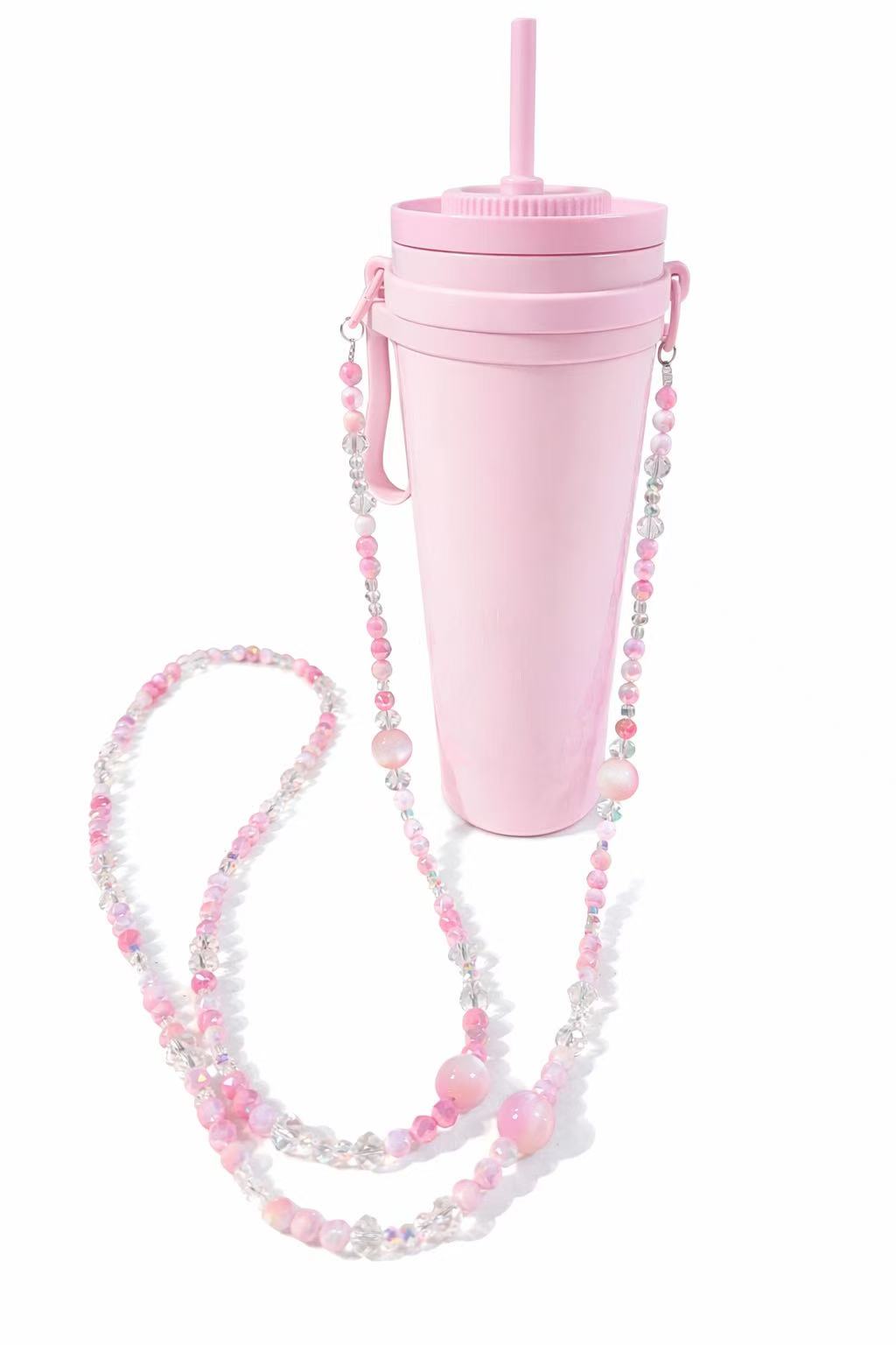 Handmade Multi-layer Beaded Phone/Bag Charm, Y2K Kawaii Coquette Accessory (3 Color Options)
