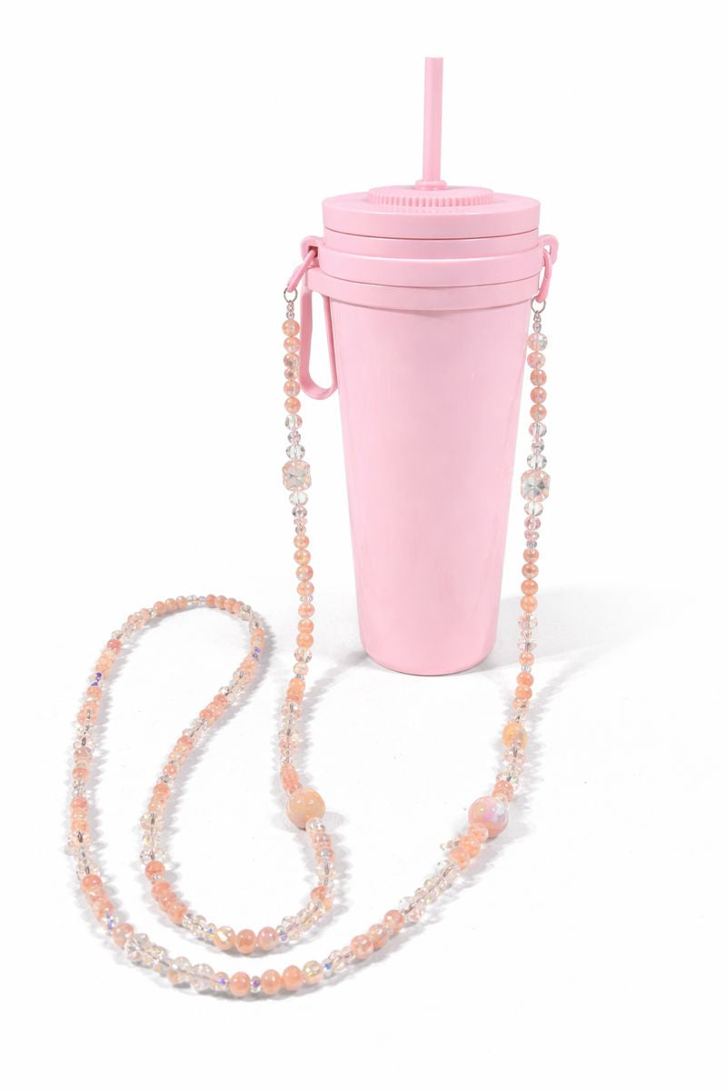 Handmade Multi-layer Beaded Phone/Bag Charm, Y2K Kawaii Coquette Accessory (3 Color Options)